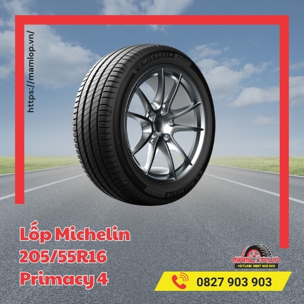 Lốp Michelin 205/55R16 Primacy 4 tương thích với xe nào?