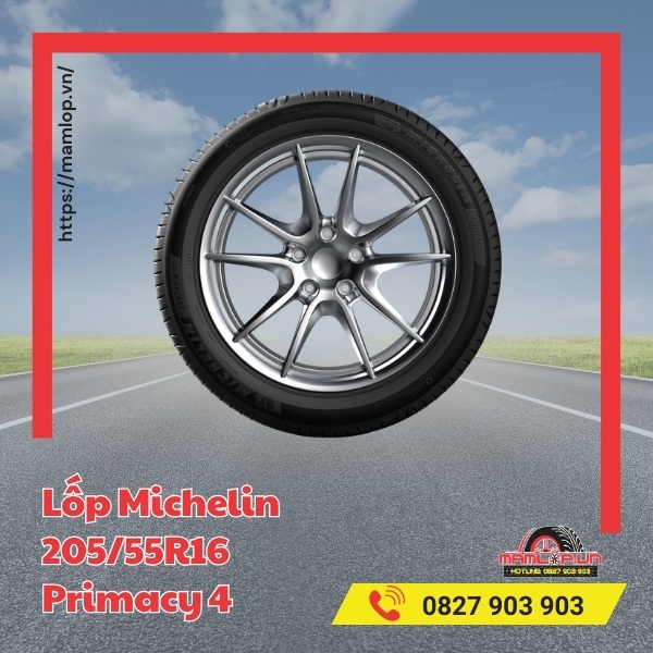 Đặc tính vượt trội của lốp Michelin 205/55R16 Primacy 4