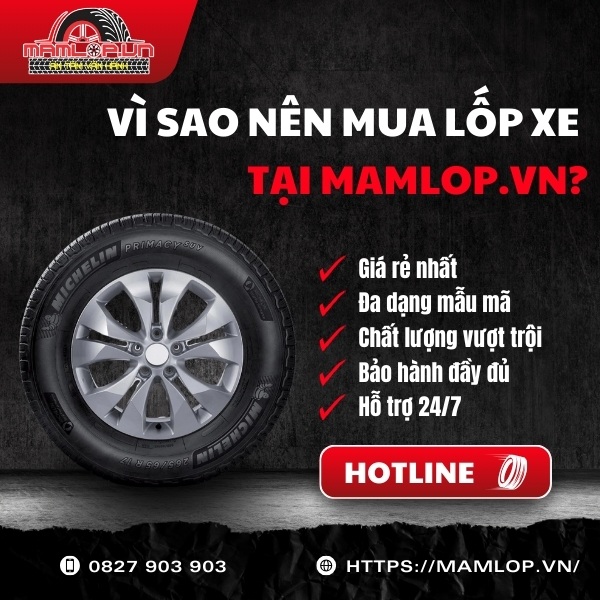 Địa chỉ phân phối vỏ Michelin 205/70R15 Primacy SUV chính hãng giá rẻ