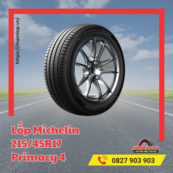 Lốp Michelin 215/45R17 Primacy 4 phù hợp với xe nào?