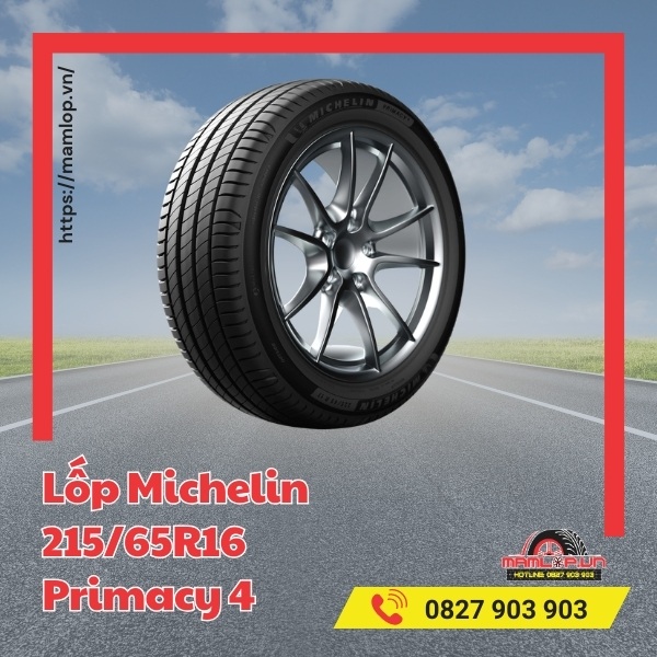 Lốp Michelin 215/65R16 Primacy 4 phù hợp với xe nào?