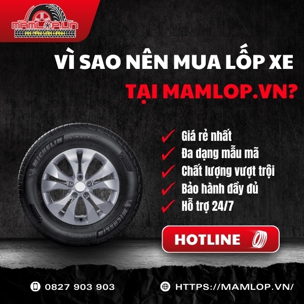 Mua lốp Michelin 215/65R16 Primacy SUV ở đâu uy tín giá rẻ?