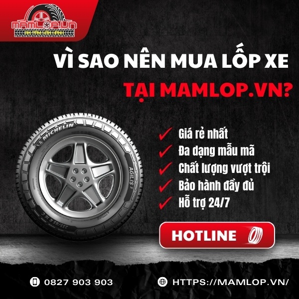 Mua lốp ô tô Michelin 215/70R15 Agilis 3 ở đâu uy tín giá rẻ?