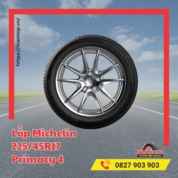 Lốp Michelin 225/45R17 Primacy 4 tương thích với xe nào?