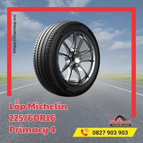 Lốp Michelin 225/60R16 Primacy 4 phù hợp với xe nào?