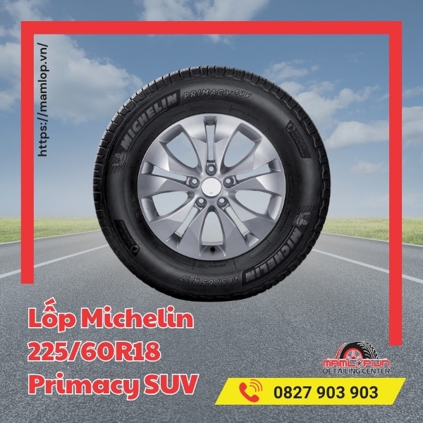 Lốp Michelin 225/60R18 Primacy SUV phù hợp với dòng xe nào?