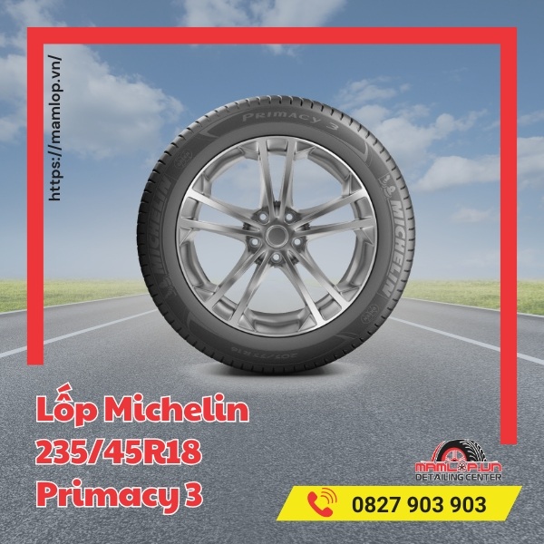 Lốp Michelin 235/45R18 Primacy 3 phù hợp với xe nào?