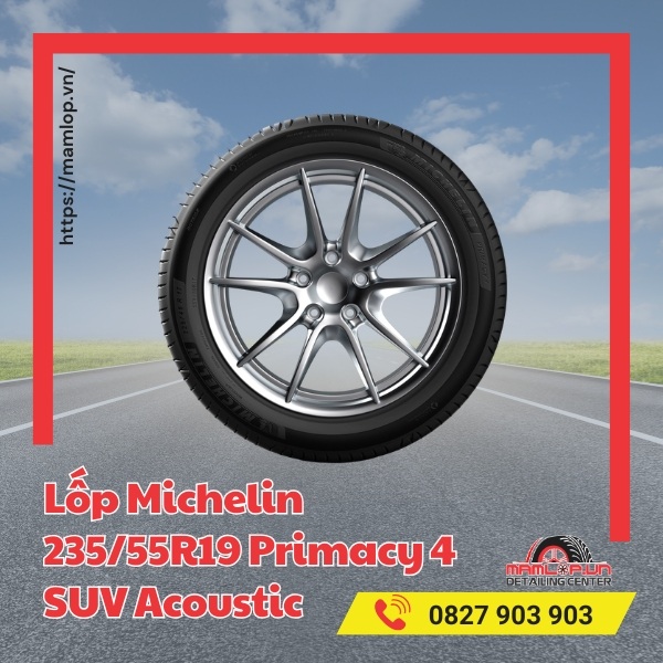 Lốp Michelin 235/55R19 Primacy 4 SUV Acoustic tương thích dòng xe gì?