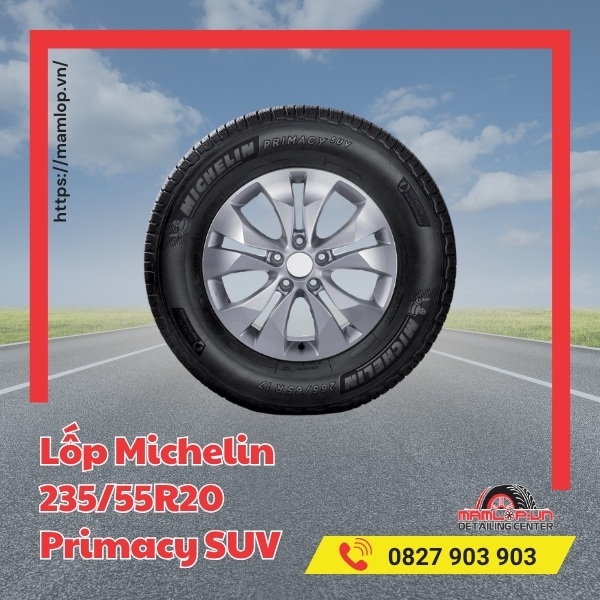Thông số vỏ xe Michelin 235/55R20 Primacy SUV