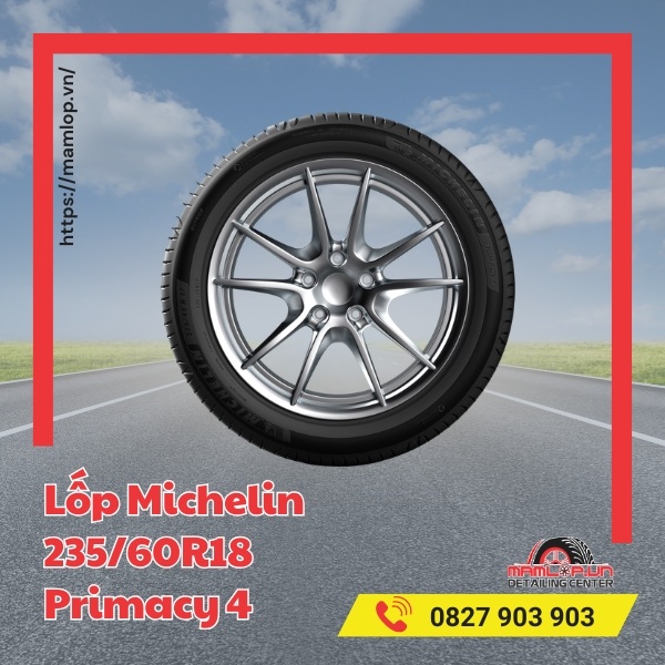 Lốp Michelin 235/60R18 Primacy 4 tương thích dòng xe nào?
