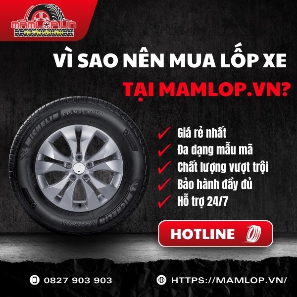 Địa chỉ mua lốp Michelin 235/75R15 Primacy SUV chính hãng tại TPHCM