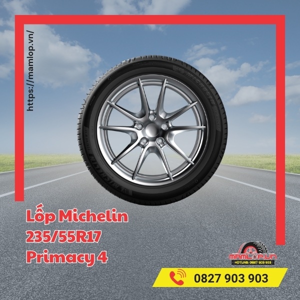 Lốp Michelin 235/55R17 Primacy 4 phù hợp với xe nào?