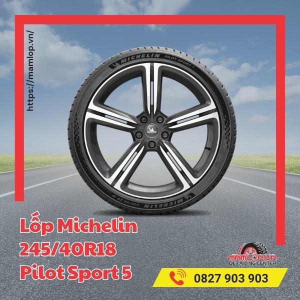 Lốp Michelin 245/40R18 Pilot Sport 5 phù hợp với dòng xe nào?