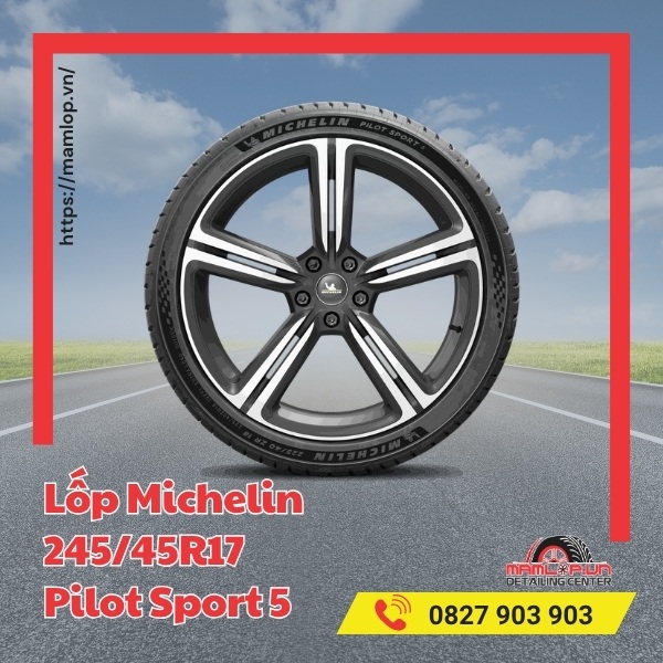 Dòng xe phù hợp với vỏ Michelin 245/45R17 Pilot Sport 5