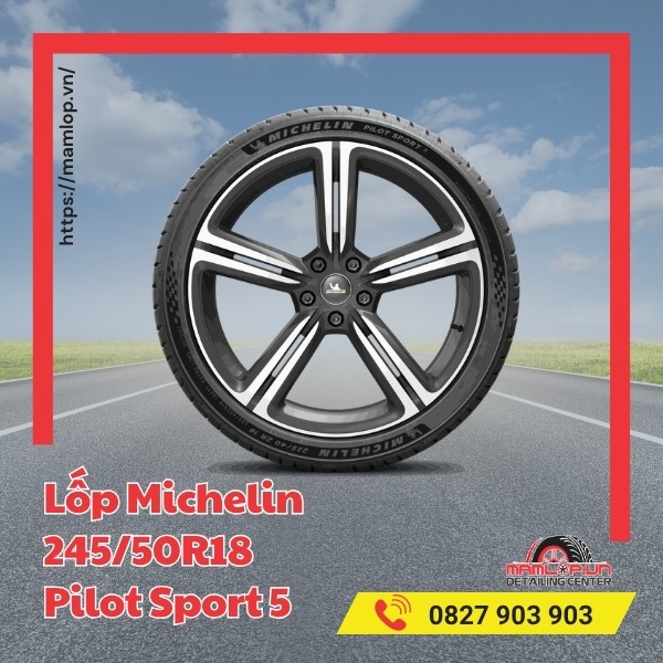 Lốp Michelin 245/50R18 Pilot Sport 5 phù hợp với xe gì?