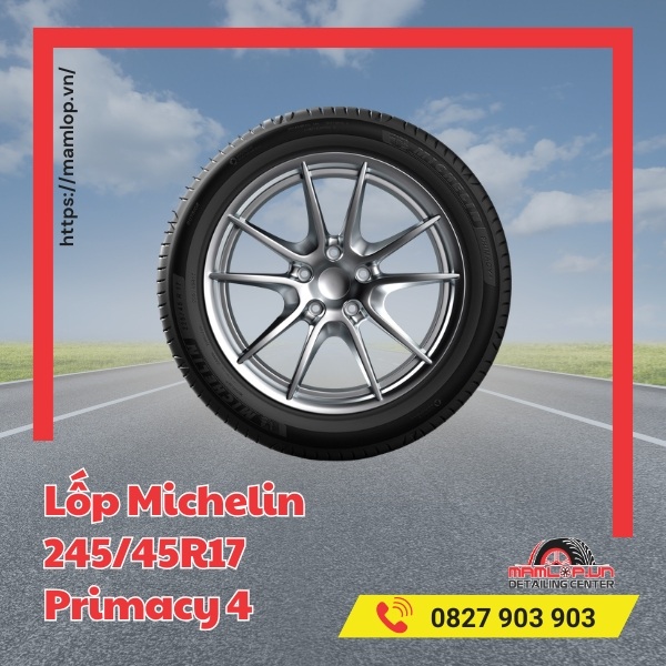 Lốp Michelin 245/45R17 Primacy 4 tương thích với xe gì?