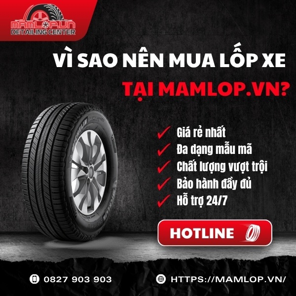 Địa chỉ cung cấp vỏ ô tô Michelin 255/50R20 Primacy SUV chính hãng giá tốt