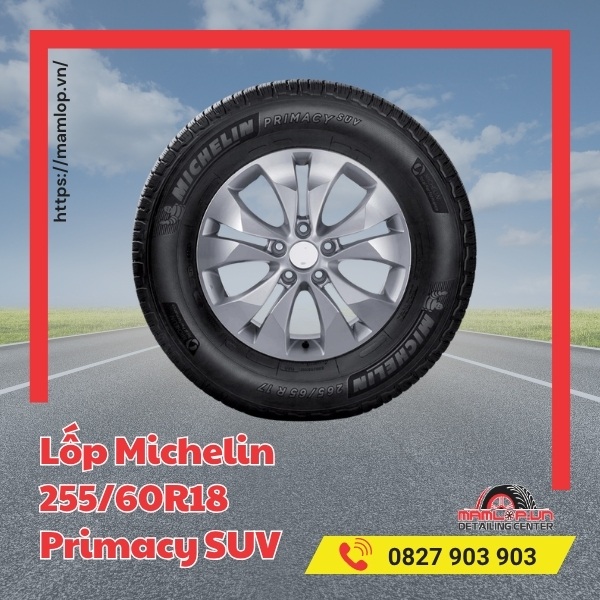 Lốp Michelin 255/60R18 Primacy SUV phù hợp với xe gì?