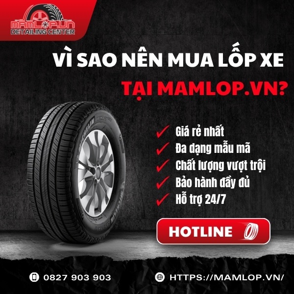 Địa chỉ mua lốp Michelin 255/65R17 Primacy SUV chất lượng giá tốt tại TPHCM