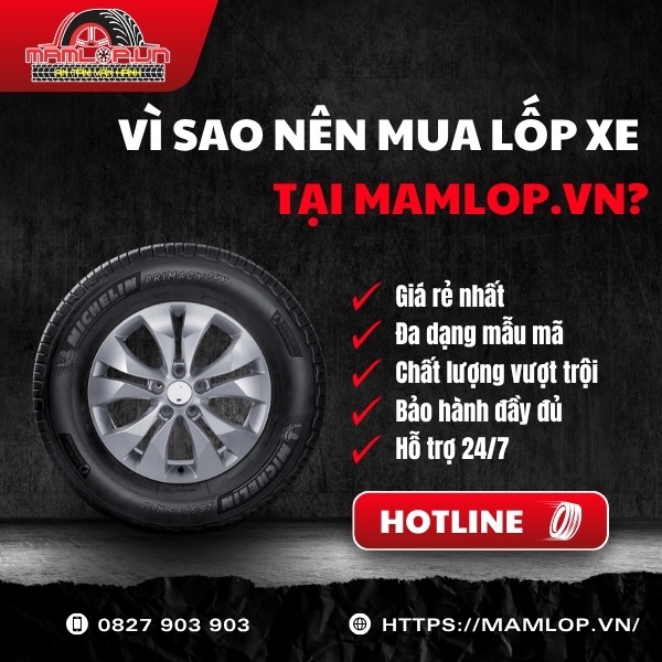 Địa chỉ mua lốp Michelin 265/65R17 Primacy SUV chất lượng giá tốt tại TPHCM