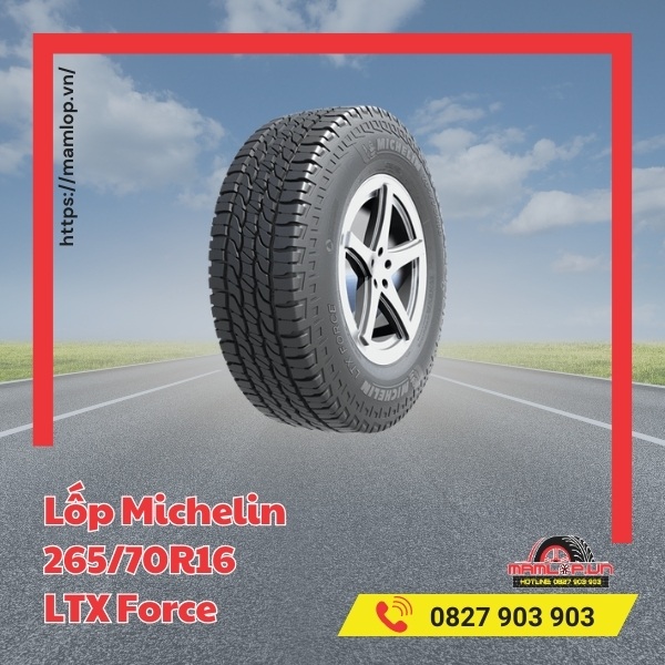 Lốp Michelin 265/70R16 LTX Force tương thích với xe gì?