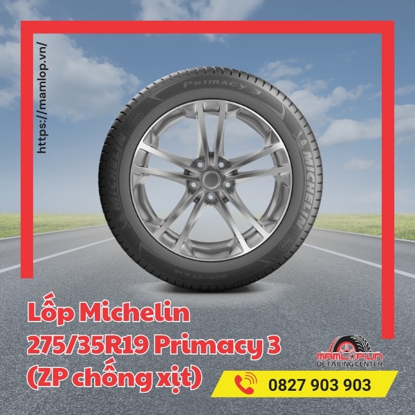 Lốp Michelin 275/35R19 Primacy 3 tương thích với xe gì?
