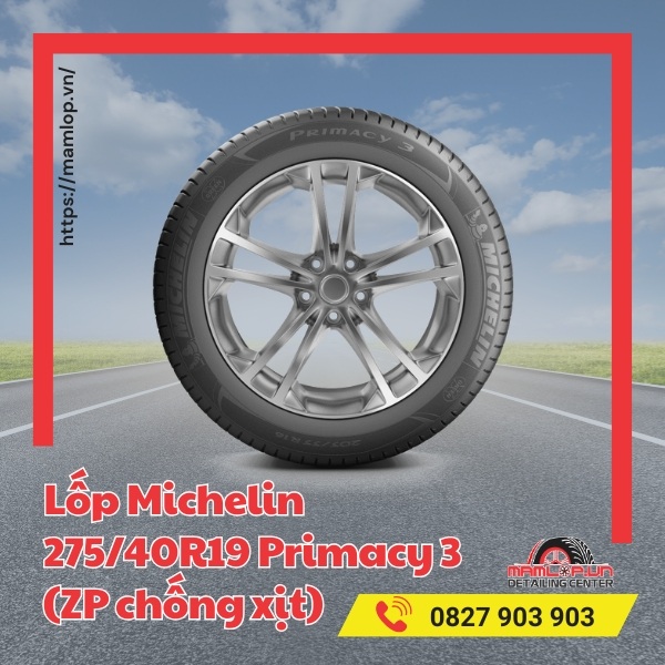 Lốp Michelin 275/40R19 Primacy 3 tương thích dòng xe nào?