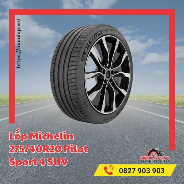 Lốp Michelin 275/40R20 Pilot Sport 4 SUV phù hợp với xe gì?