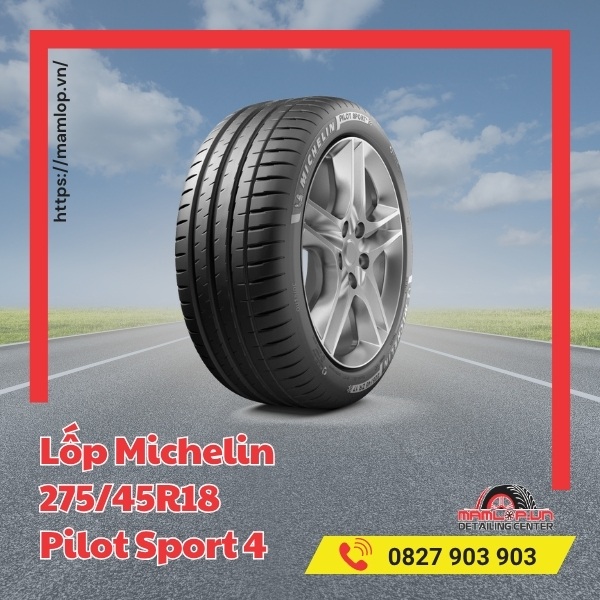 Lốp Michelin 275/45R18 Pilot Sport 4 phù hợp dòng xe nào?