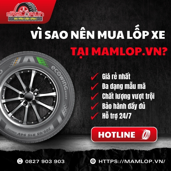 Vi sao nen mua lop xe tai Mamlop.vn?
