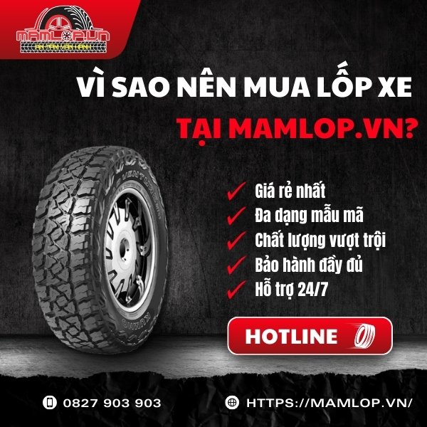 Vi sao nen mua lop xe tai Mamlop.vn?