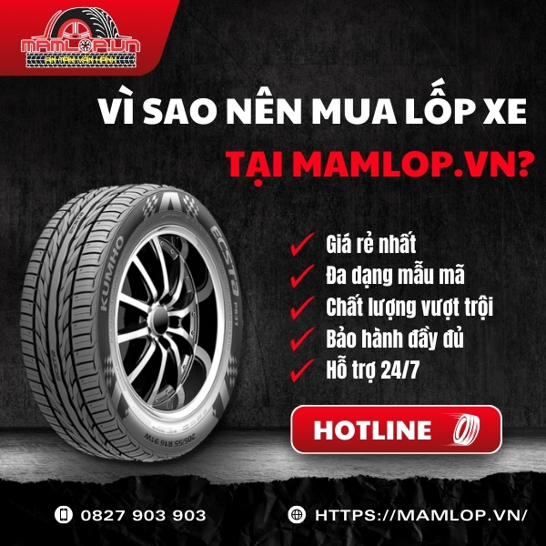 Vi sao nen mua lop xe tai Mamlop.vn?