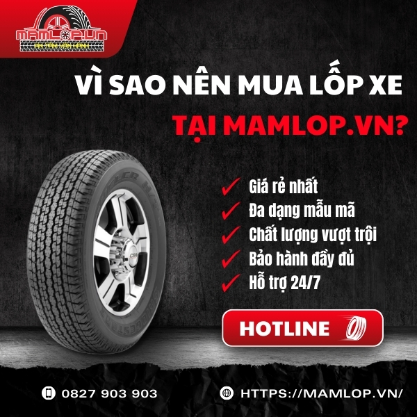 Vi sao nen mua lop xe tai Mamlop.vn?