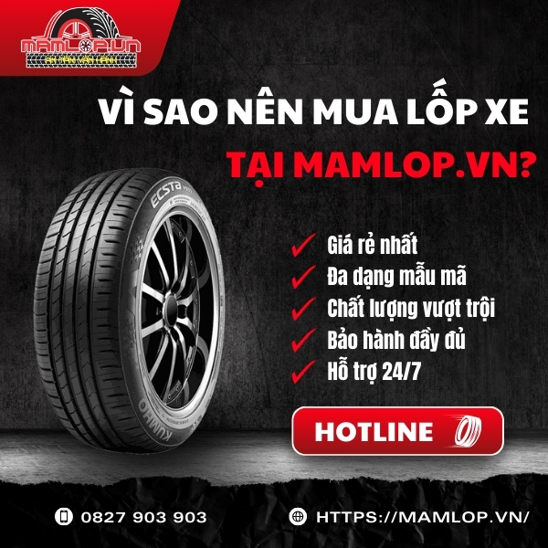 Vi sao nen mua lop xe tai Mamlop.vn?