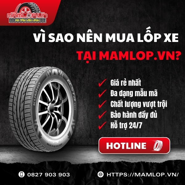 Vi sao nen mua lop xe tai Mamlop.vn?