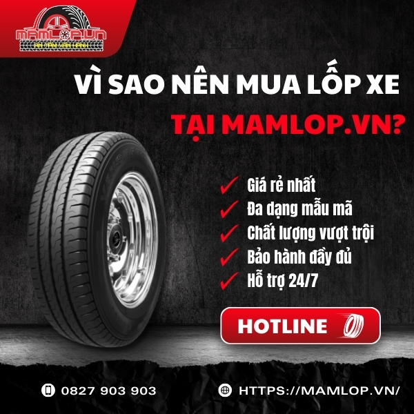 Vi sao nen mua lop xe tai Mamlop.vn?