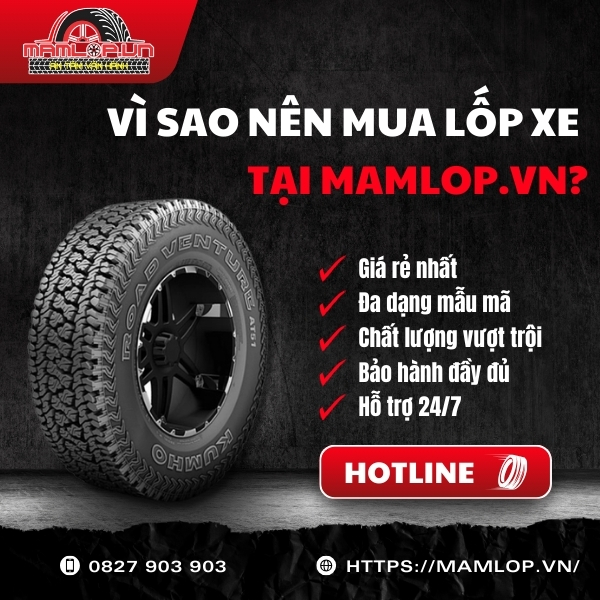 Vi sao nen mua lop xe tai Mamlop.vn?