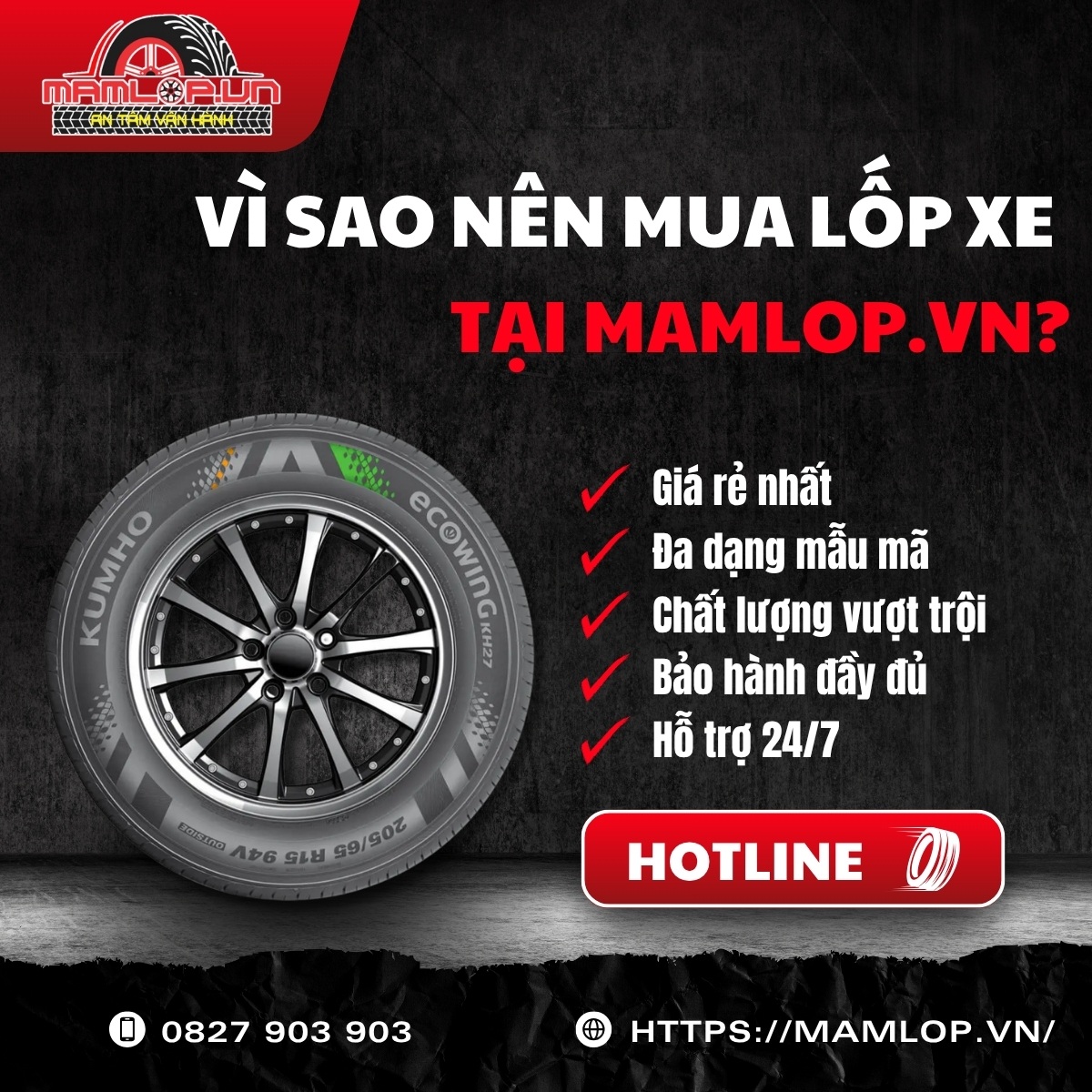 Vi sao nen mua lop xe tai Mamlop vn
