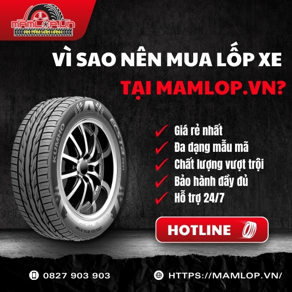 Vi sao nen mua lop xe tai Mamlop.vn?