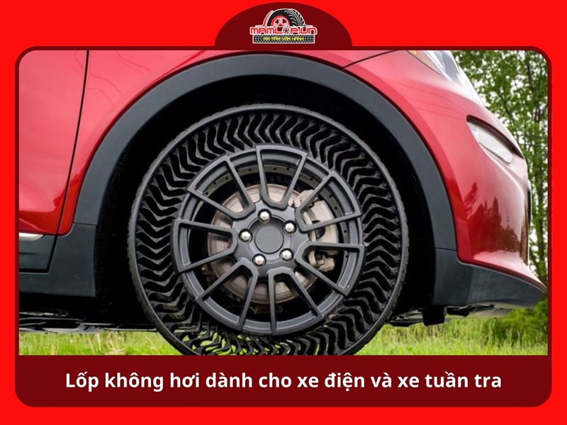 Lop khong hoi danh cho xe dien va xe tuan tra