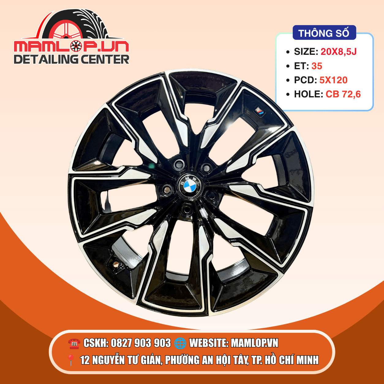 Mâm BMW M Sport 20 Inch
