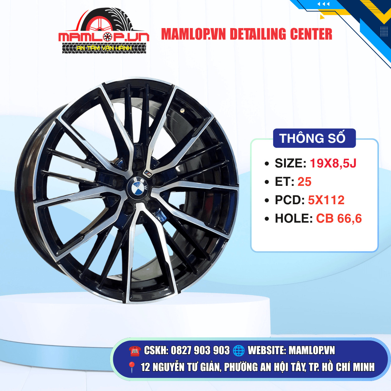 Mâm BMW 19 Inch M Sport – Thiết Kế Sang Trọng Chuẩn Phong Cách BMW