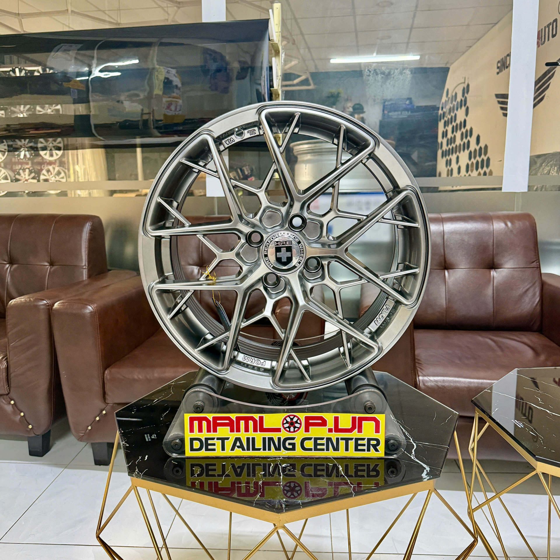 Mâm HRE Bạc 16 Inch - 7J - ET38 | Trọn Bộ 4 Mâm Và Phụ Kiện Đi Kèm - Ảnh 5