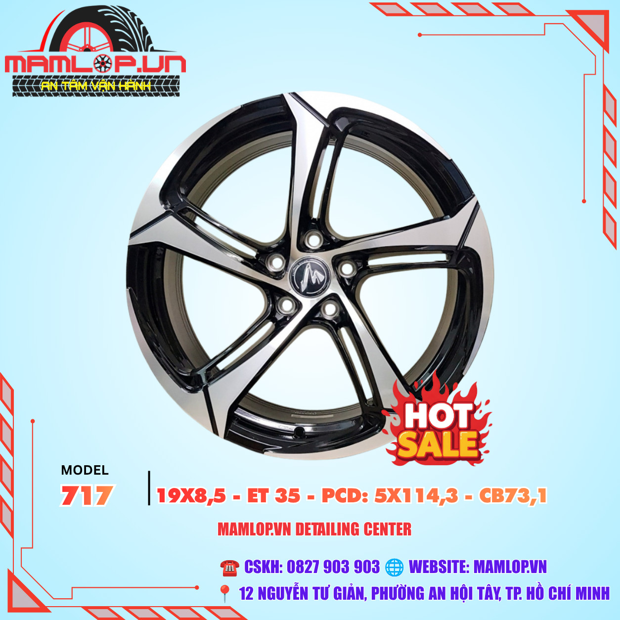 Bộ mâm Lazang MG size 19inch