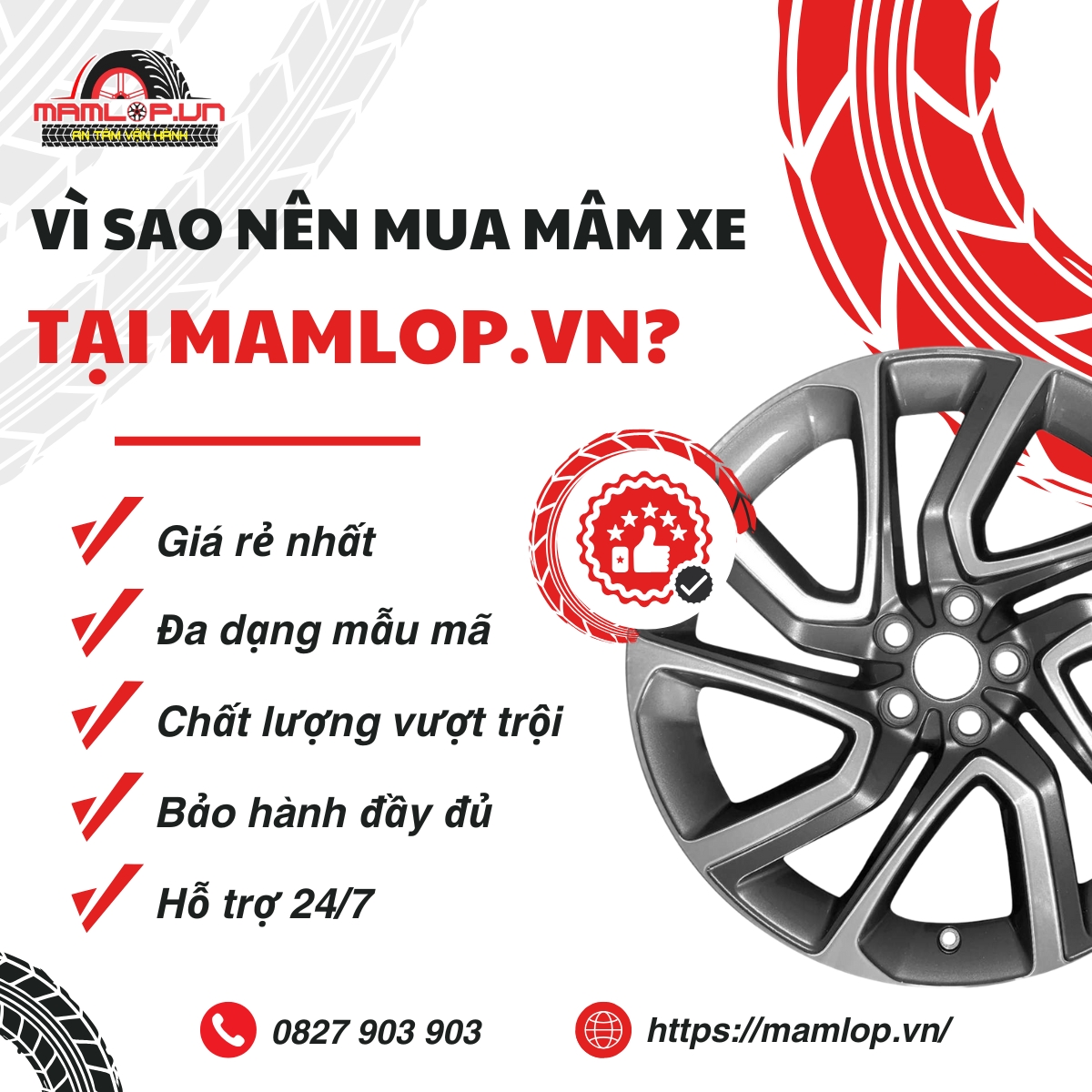 Vi sao nen mua mam xe tai Mamlop.vn?