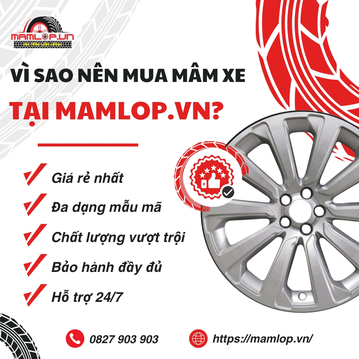 Vi sao nen mua mam xe tai Mamlop.vn?