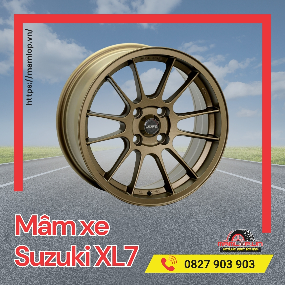 dia chi mua mam xe suzuki xl7 chinh hang gia canh tranh