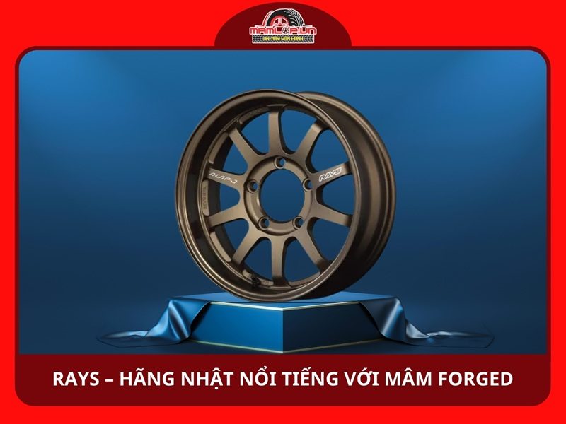 Rays – Hãng Nhật nổi tiếng với mâm forged siêu nhẹ