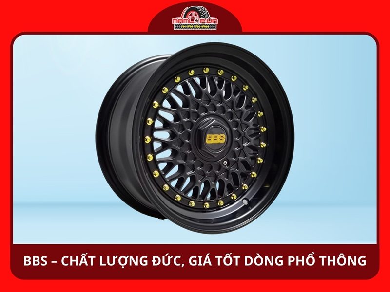 BBS – Chất lượng Đức, giá tốt ở dòng phổ thông