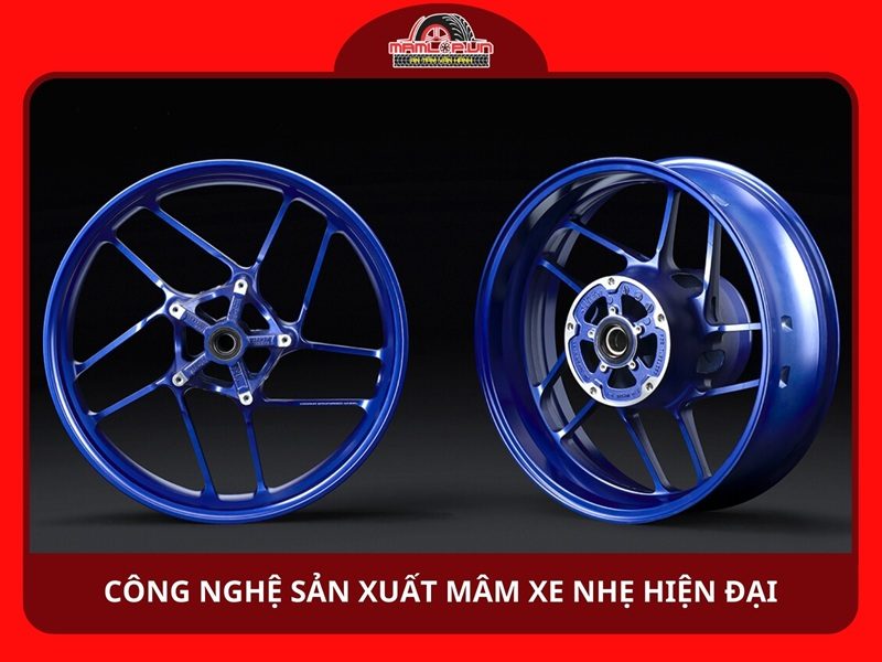 Công nghệ sản xuất mâm xe nhẹ hiện đại nhất hiện nay